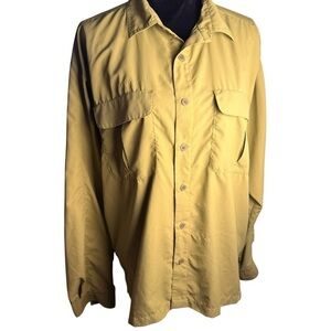 Mountain Hardwear | Chartreuse Button-Down Shirt | Sz L